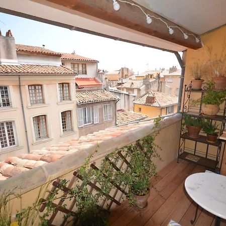 Le Dix Duplex Historical Center Balcony With View And Air Conditioning Aix-en-Provence Eksteriør billede